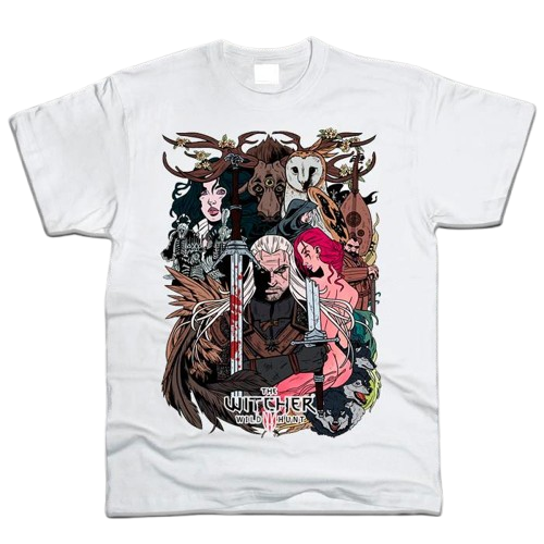 Футболка Fruit of the Loom "Witcher The Wild Hunt" XXL Білий (719904)