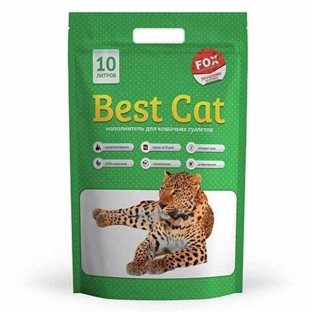 Гигиенический силикагелевый наполнитель Best Cat Green apple для кошачьего туалета 10 л Гигиенический силикагелевый наполнитель Best Cat Green apple для кошачьего туалета 10 л