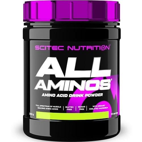 Аминокомплекс для спорта Scitec Nutrition All Aminos 340 г 20 порций Green Tea/Raspberry