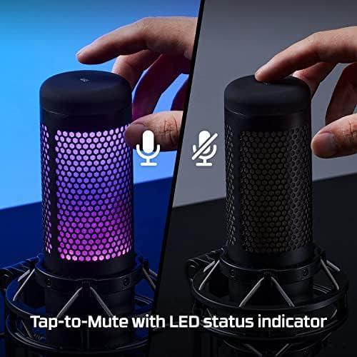 Мікрофон HyperX QuadCast S USB з RGB-підсвічуванням для ПК\PS4\PS5 та Mac - фото 3 Мікрофон HyperX QuadCast S USB з RGB-підсвічуванням для ПК\PS4\PS5 та Mac - фото 3