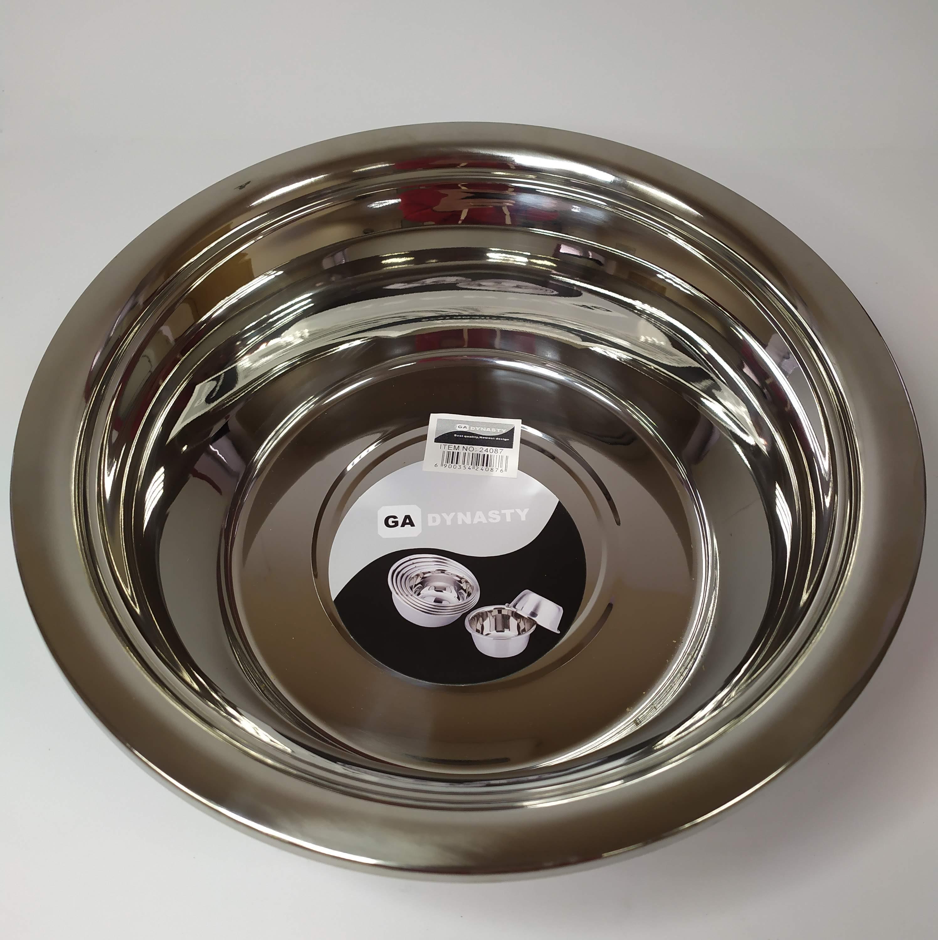 Миска Dynasty металлическая 28 см DN-24087 Миска Dynasty металлическая 28 см DN-24087