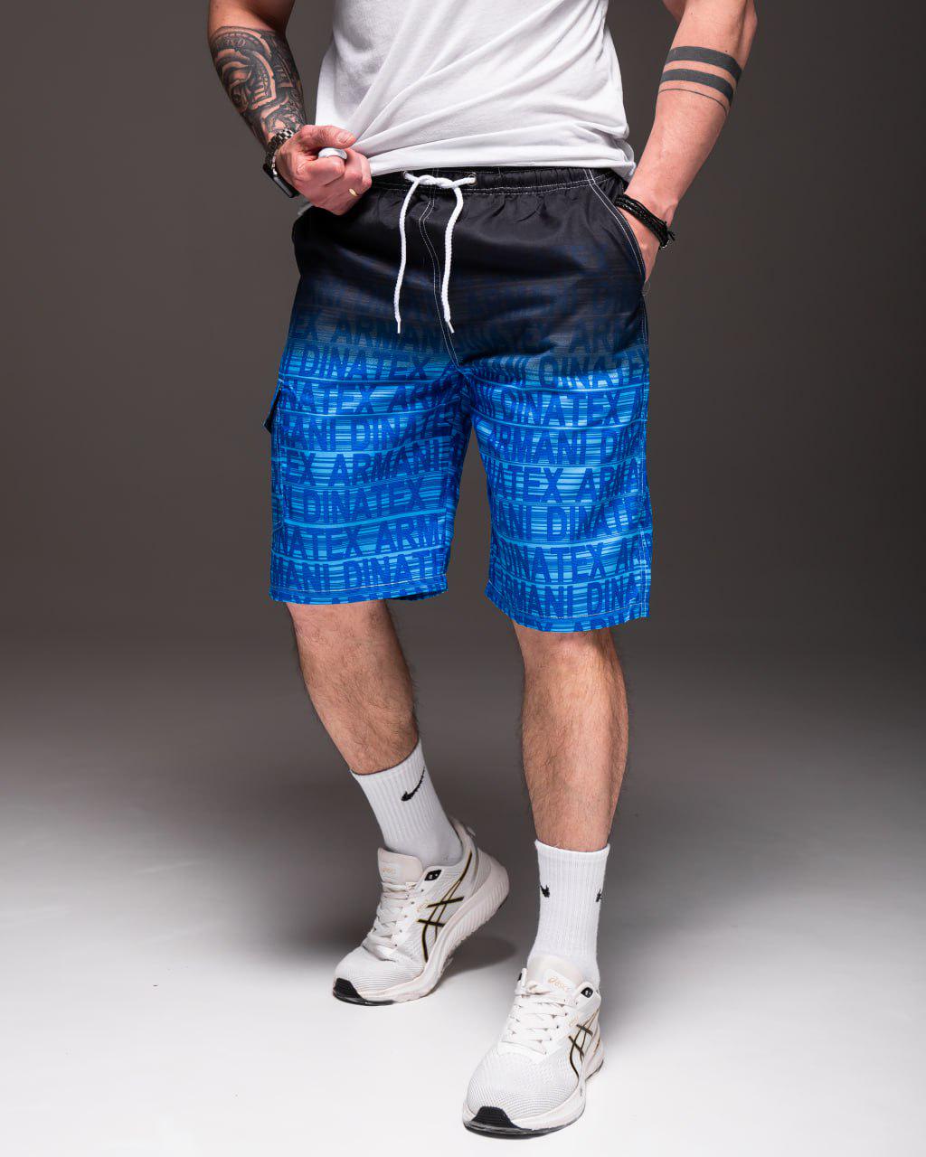 Шорти пляжні чоловічі XXL Синьо-блакитний (2357/1/4) Шорти пляжні чоловічі XXL Синьо-блакитний (2357/1/4)