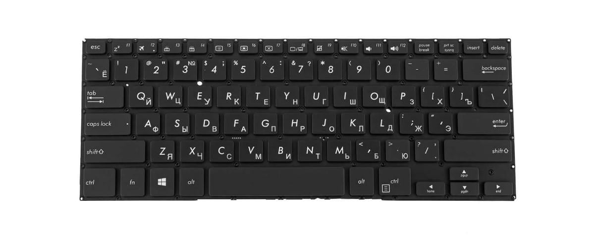 Клавиатура для ноутбука Asus UX461UA/UX461UN с подсветкой клавиш (0KNB0-262ARU00)