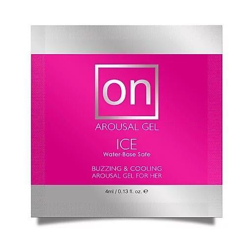 Пробник геля с эффектом вибрации ON for Her Arousal Gel Ice 4 мл