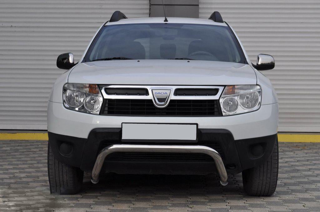 Кенгурятник ST011 CAN для Renault Duster 2008-2017 гг. нержавеющая сталь Хром