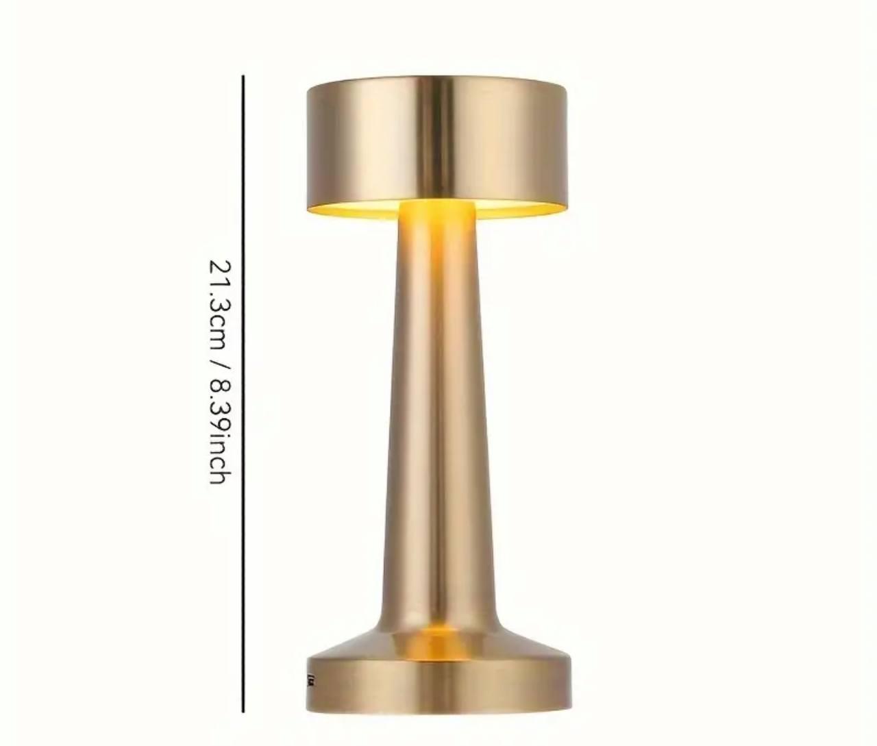 Настольная лампа аккумуляторная Zilini 010 Золотой (23885426) - фото 2 Настольная лампа аккумуляторная Zilini 010 Золотой (23885426) - фото 2