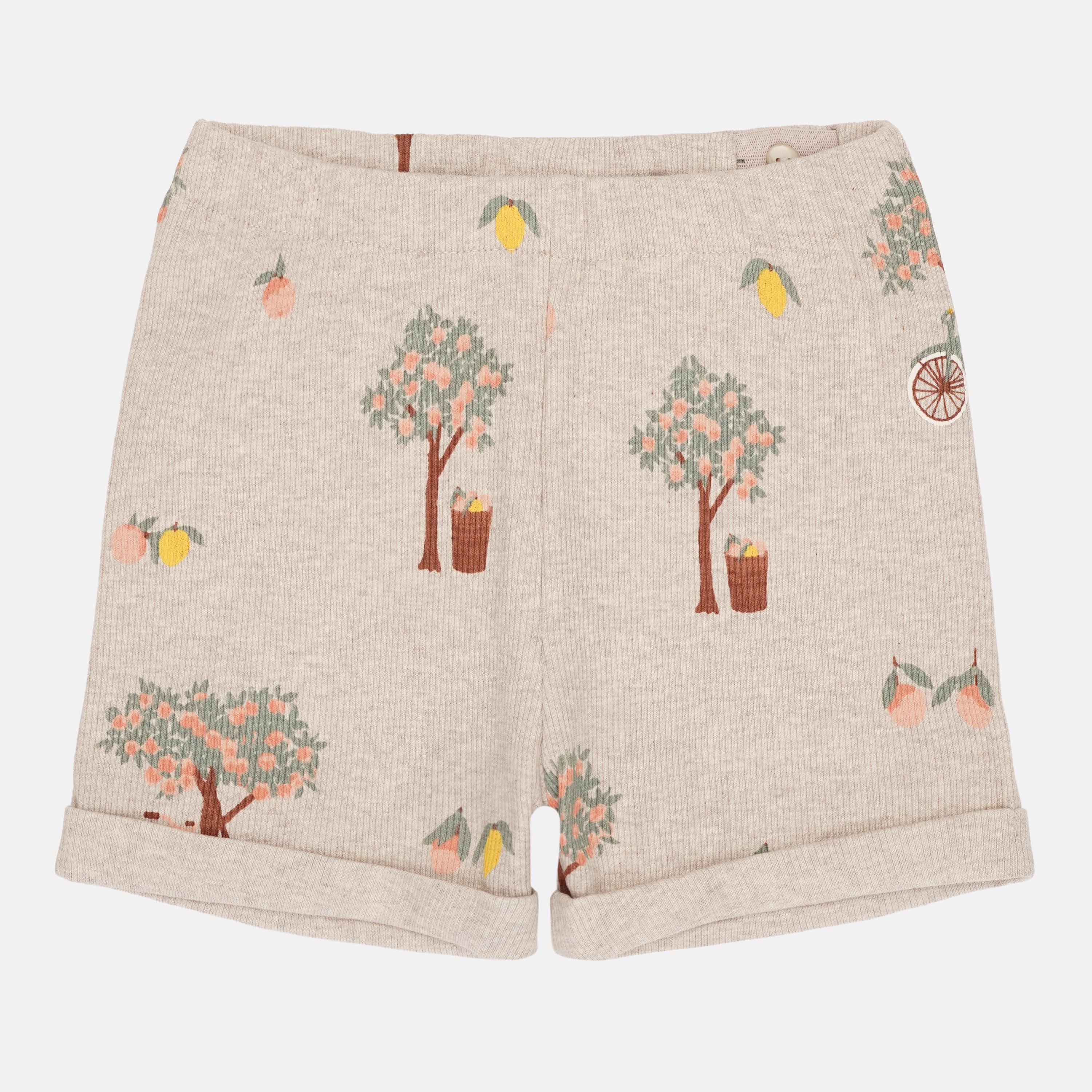 Шорти H&M Принт 98 см Бежевий (A3119504122)