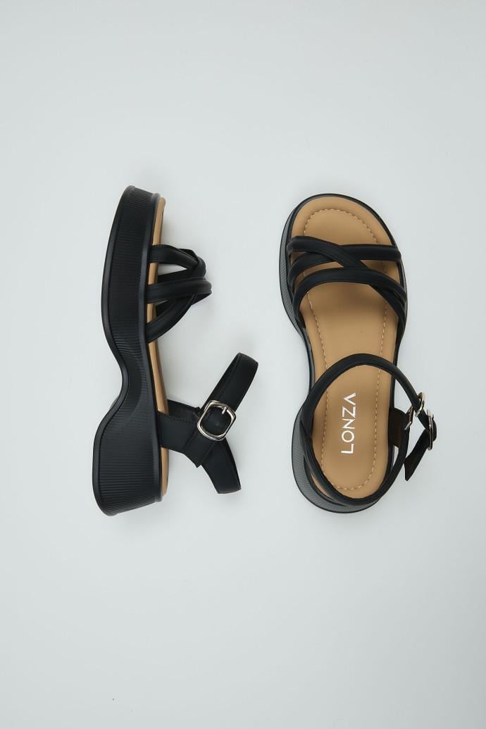 Сандалії жіночі LONZA на платформі р. 41 Чорний (198973)