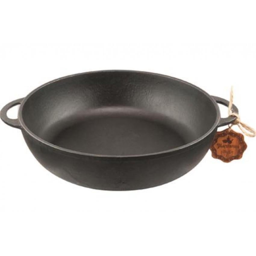 Жаровня чугунная Maystrnya Т104Ук с двумя литыми ручками 28х6 см (1699295956)