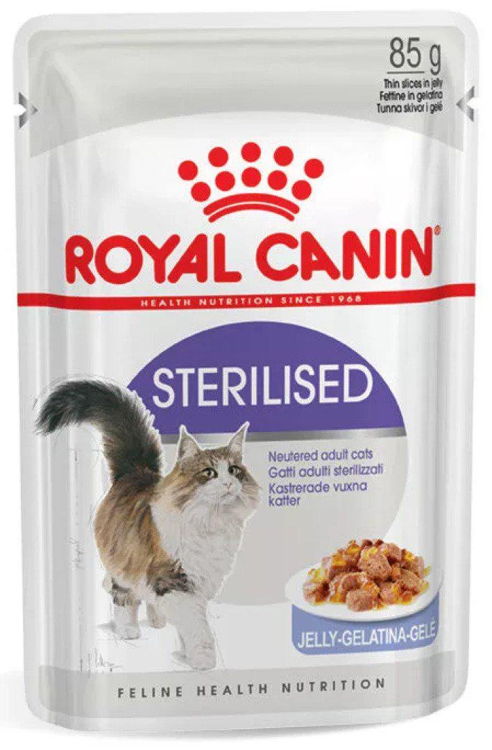 Корм вологий для стерилізованих котів Royal Canin Sterilised in Jelly 85 г (9003579311776)
