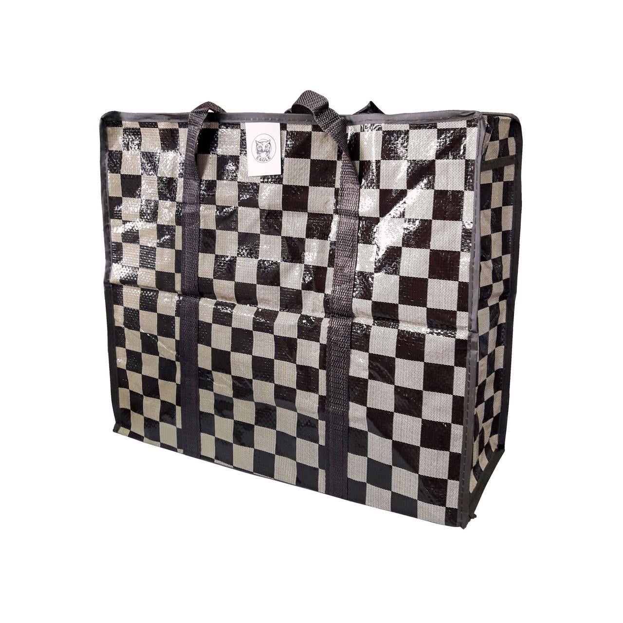 Сумка хозяйственная с замком Stitch Owl Poland №2 Chess 45х39х19 см (204857-2-ch) Сумка хозяйственная с замком Stitch Owl Poland №2 Chess 45х39х19 см (204857-2-ch)