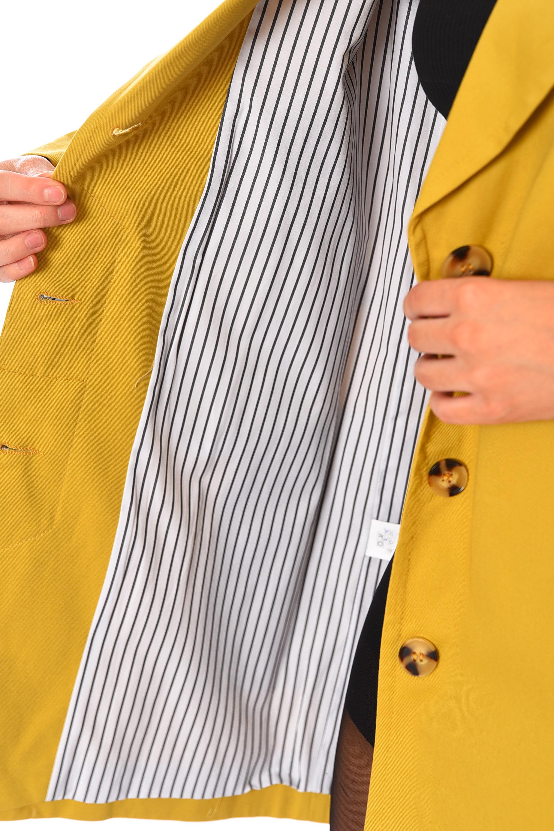 Пальто жіноче S Гірчичний (184426) - фото 4 Пальто жіноче S Гірчичний (184426) - фото 4