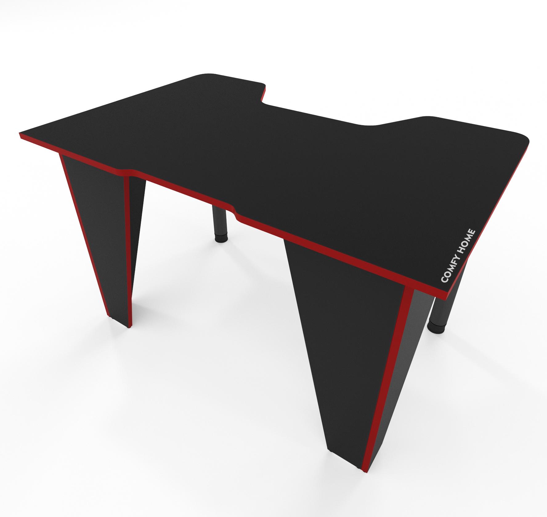 Стіл геймерський Zeus Comfy-Home Frost-2 ЛДСП Чорно-червоний - фото 2 Стіл геймерський Zeus Comfy-Home Frost-2 ЛДСП Чорно-червоний - фото 2