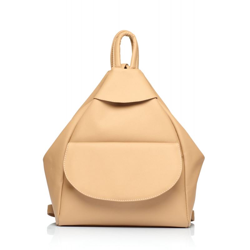 Рюкзак жіночий Sambag Asti LKH 30x25x12 см Бежевий