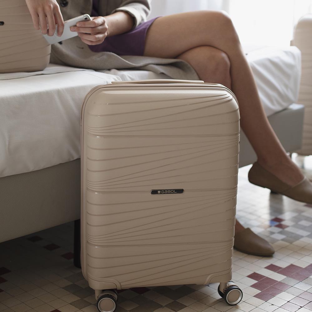 Чемодан Gabol Kiba L Beige (122047-006) - фото 12