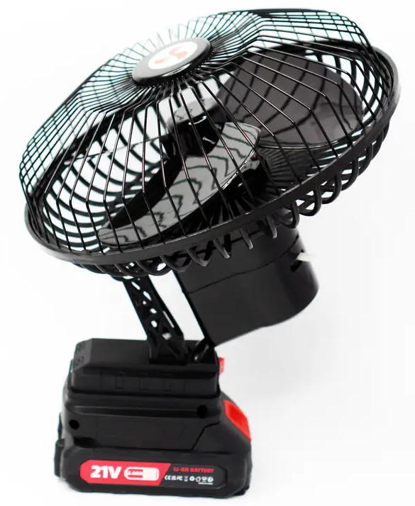 Вентилятор акумуляторний VAP-8 8" автоповертання 2xАКБ (26642678) - фото 9