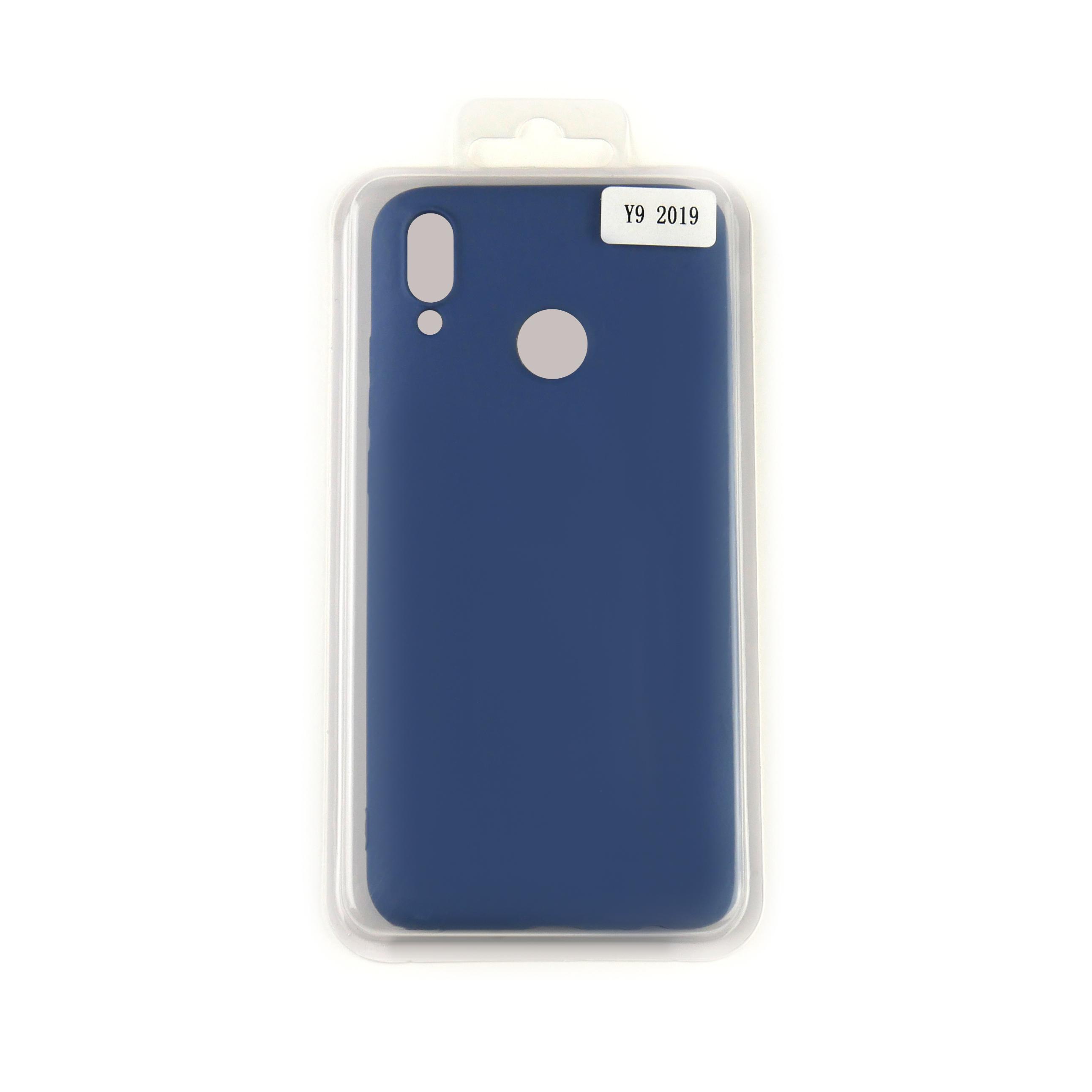 Чехол Silicone Case Full Cover Huawei Y9 2019 Синий