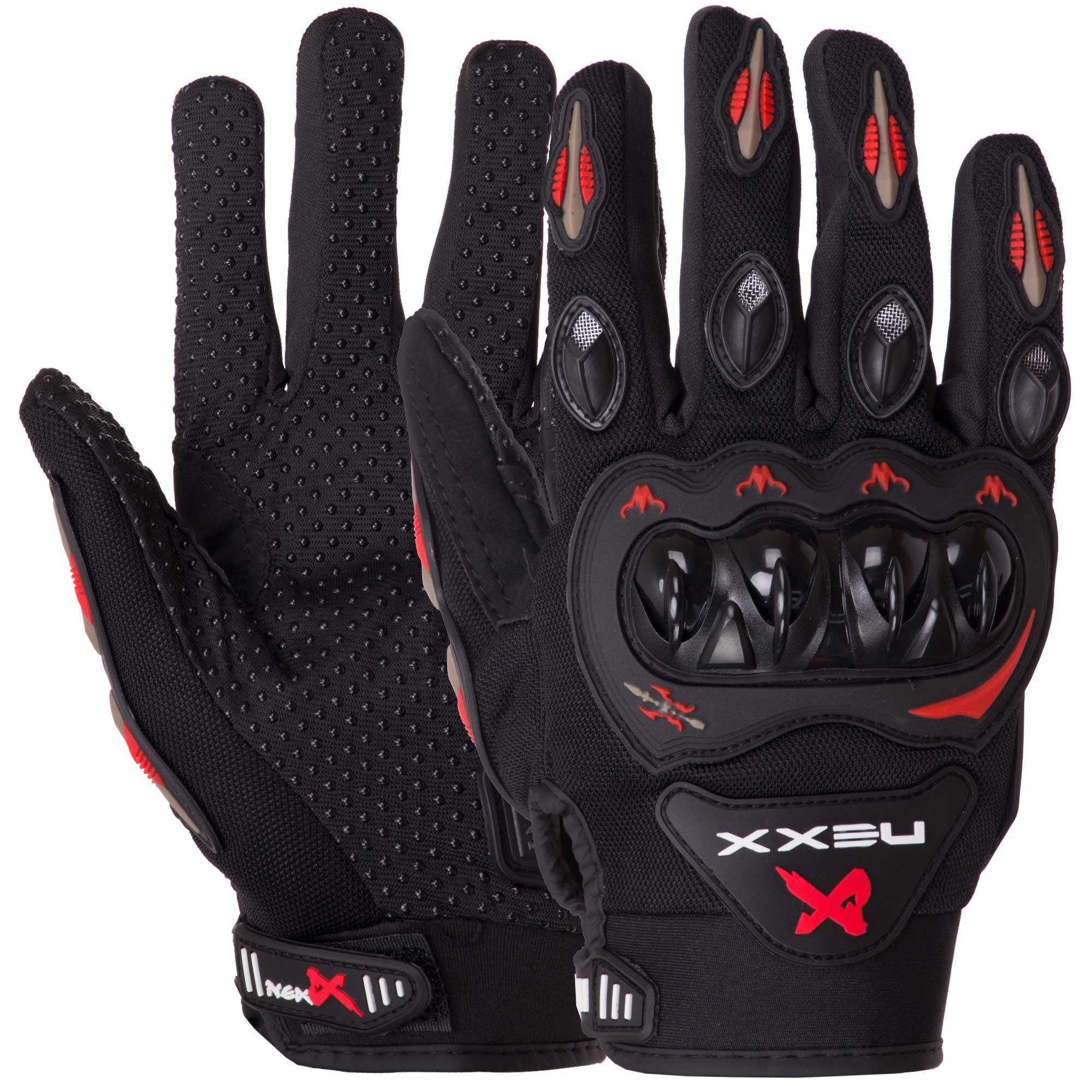 Мотоперчатки Zelart RACING BIKER SC-04 L Черный/Красный (DR008434)