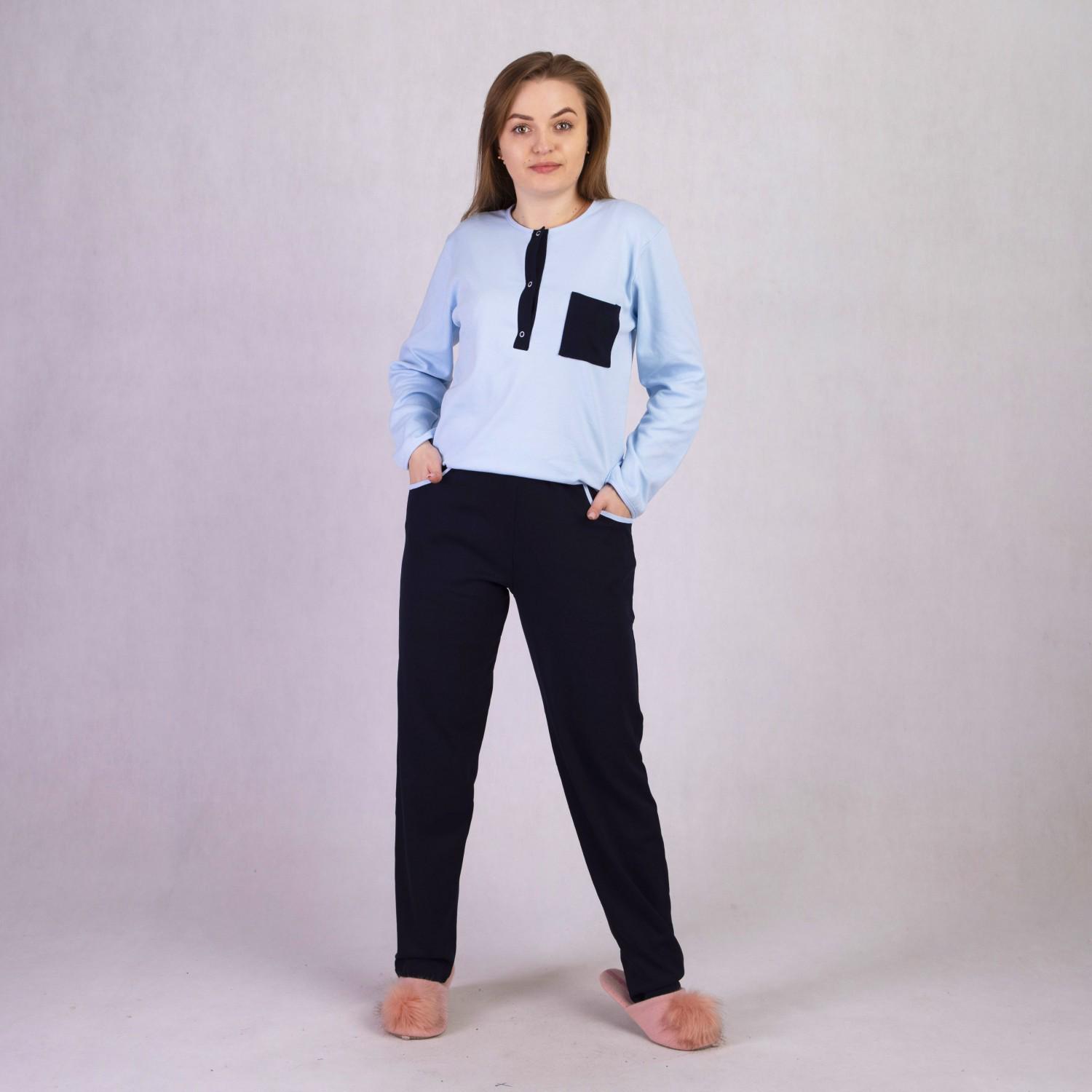 Пижама женская GO-IN TN1-2053 р. 44-46 Темно-синий - фото 2 Пижама женская GO-IN TN1-2053 р. 44-46 Темно-синий - фото 2