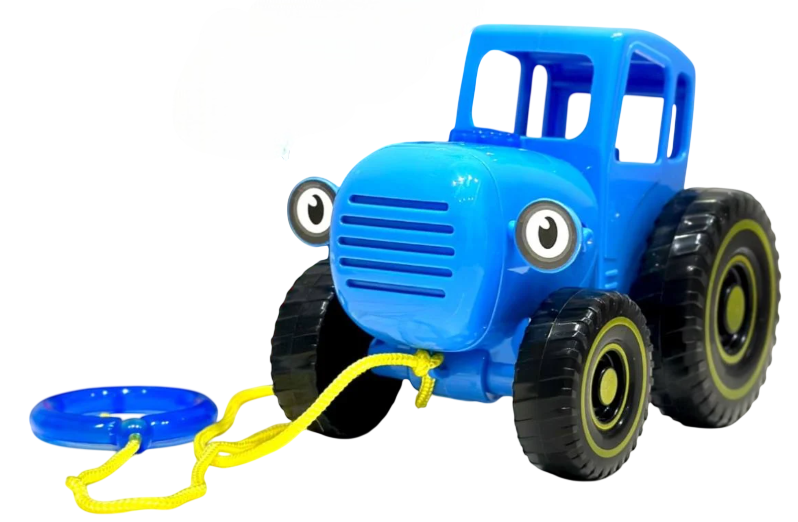 Инерционная музыкальная игрушка Limo Toy 11203 Трактор со шнуроком Украинская песня Синий (1981991318)