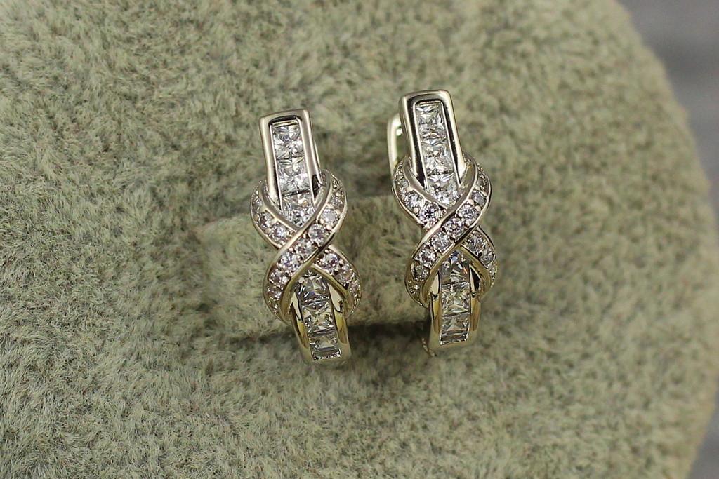 Серьги Xuping Jewelry Романтик 1,7 см Серебристый