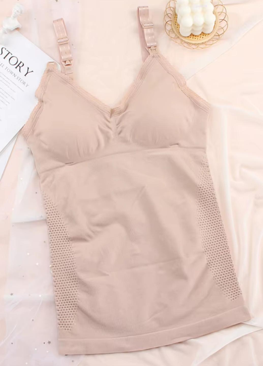 Майка женская для кормления подтягивающая Comfort and Care S Бежевый (1760-42-02)