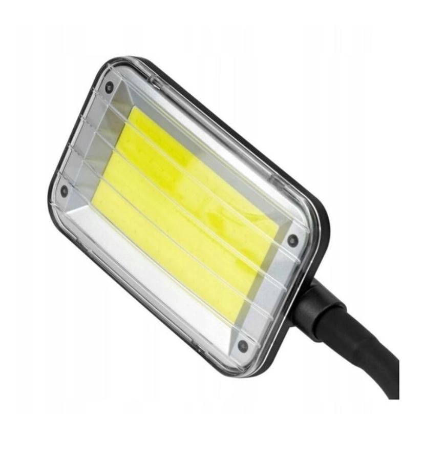 Ручной фонарь аккумуляторный с гнущейся ручкой и магнитом LC-666 COB LED (wd-025)