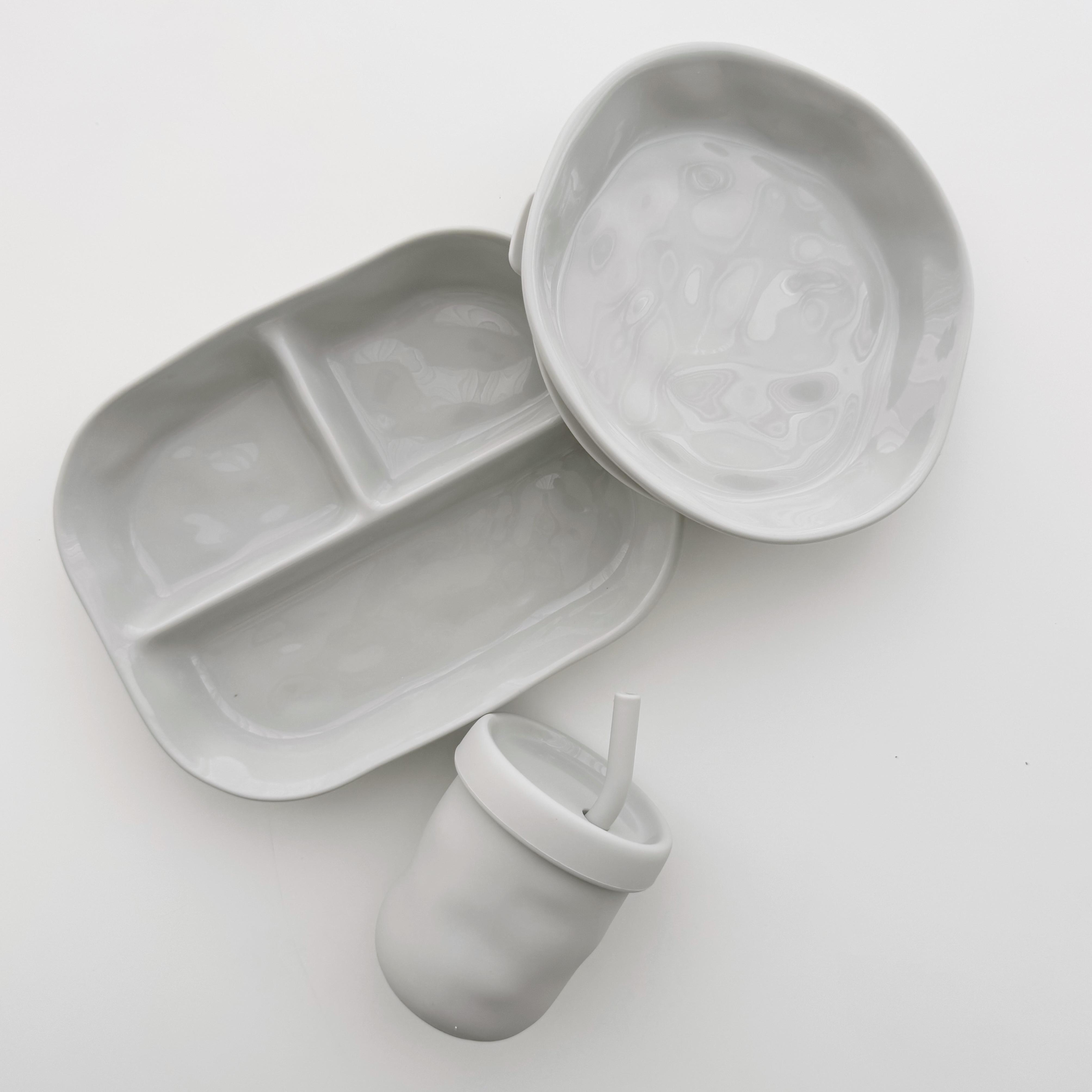 Набір для годування HEORSHE Ripple Gray