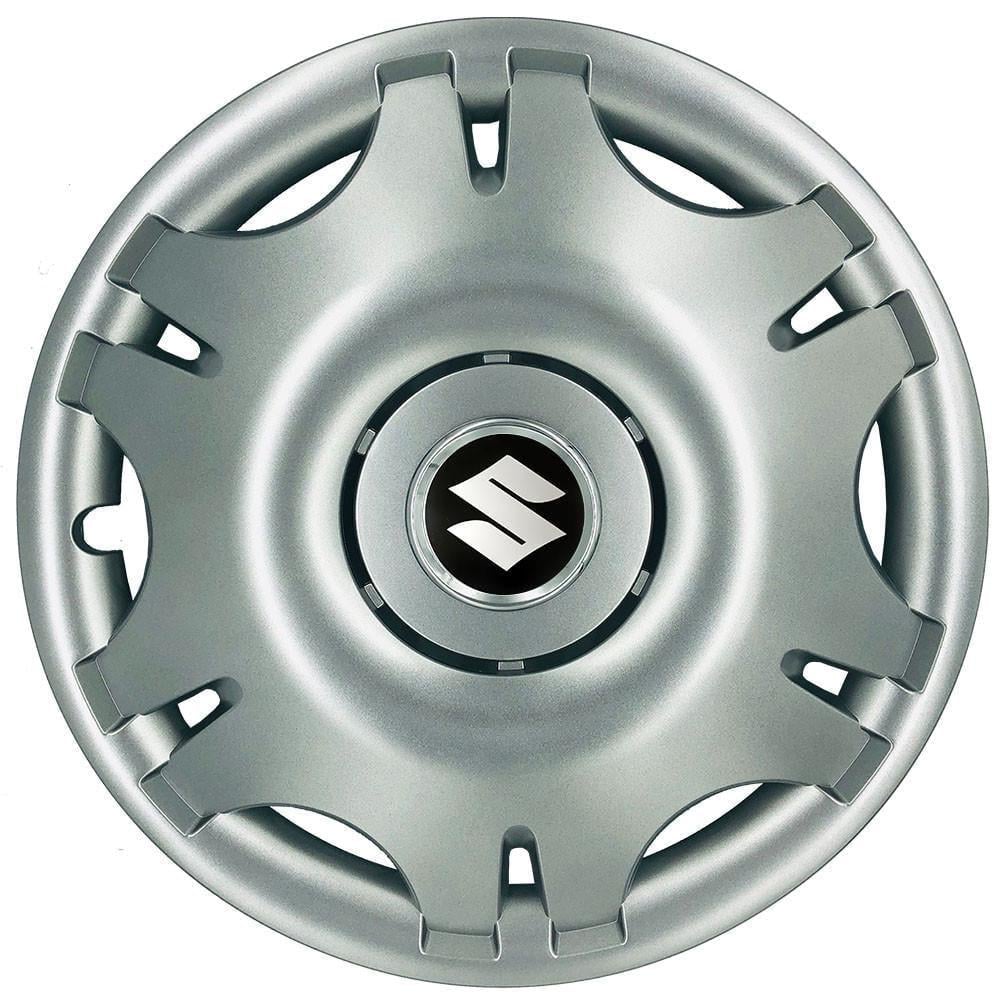 Колпаки SJS с логотипом Suzuki 402 R16 4 шт. Серебряный (31008748)