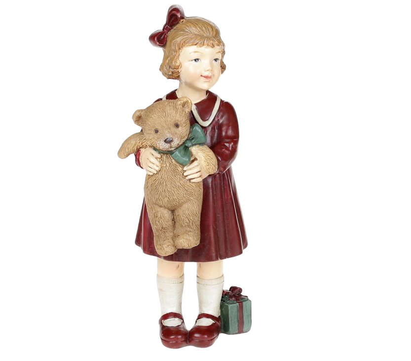 Декоративная статуэтка BonaDi Девочка с игрушкой (838-203)