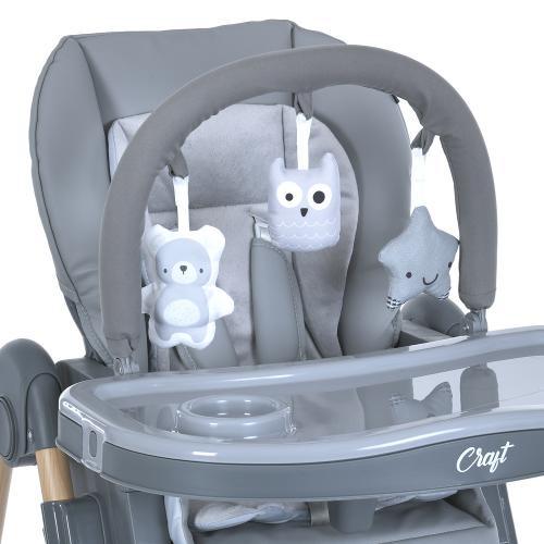 Стульчик для кормления EL Camino ME 1115-W CRAFT Gray - фото 10 Стульчик для кормления EL Camino ME 1115-W CRAFT Gray - фото 10