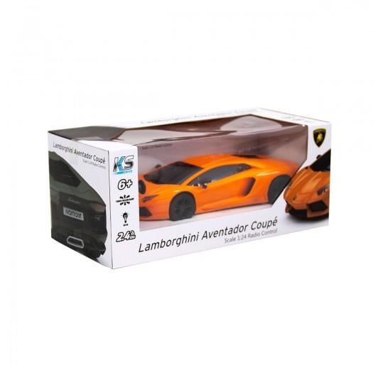 Автомобиль KS Drive Lamborghini Aventador LP 700-4 р/к 1:24 2,4 Ghz Оранжевый - фото 7