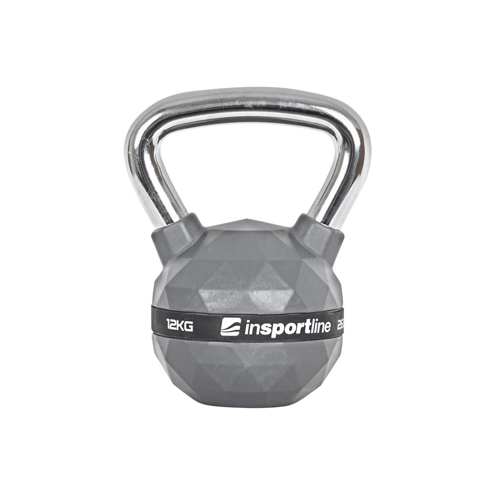 Гиря з гумовим покриттям inSPORTline Kettlebell PU 12 кг (299912)