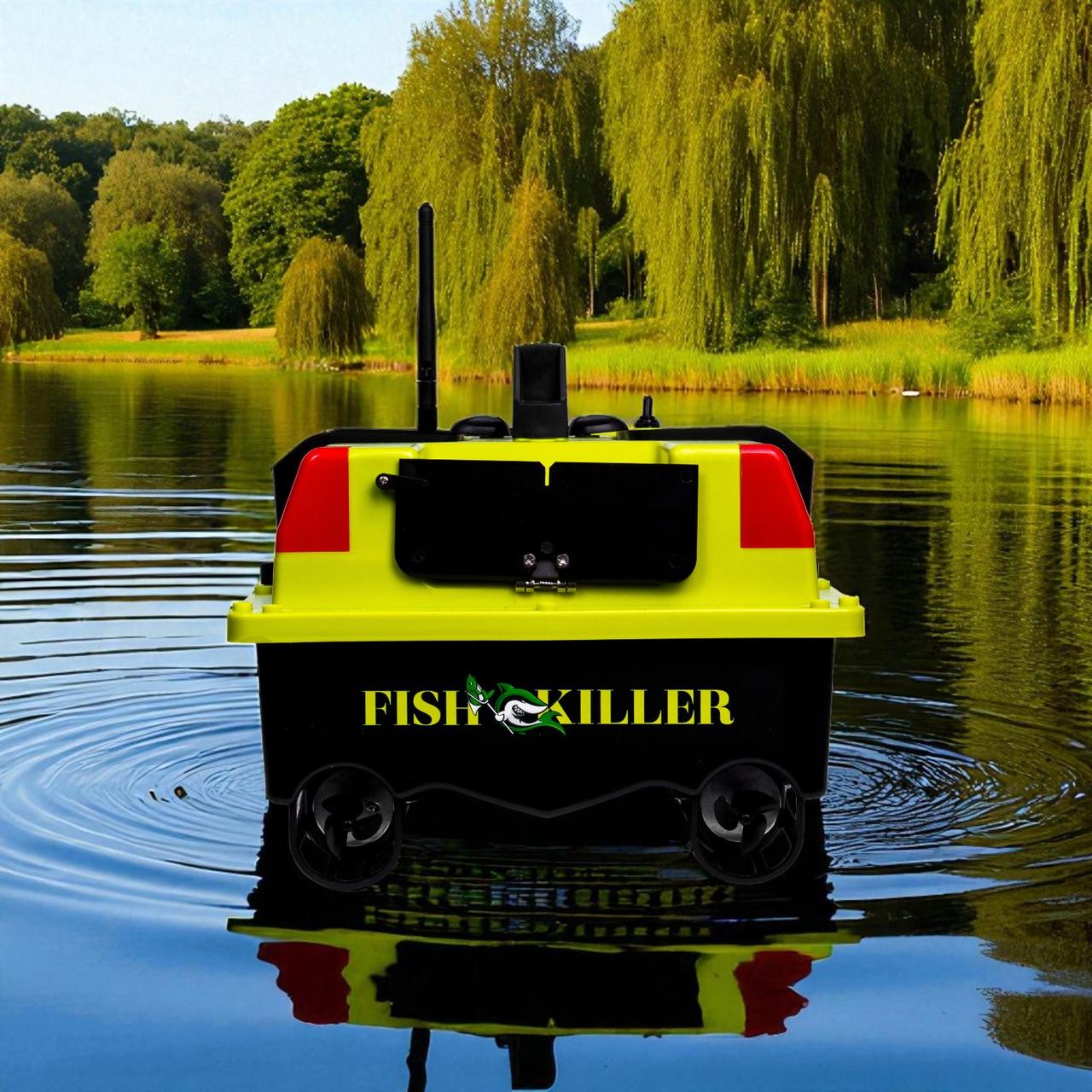 Човник для риболовлі Fish Killer Pirate з GPS 99 позицією 3 бункери до 2 кг до 600 м (2667664523) - фото 8 Човник для риболовлі Fish Killer Pirate з GPS 99 позицією 3 бункери до 2 кг до 600 м (2667664523) - фото 8