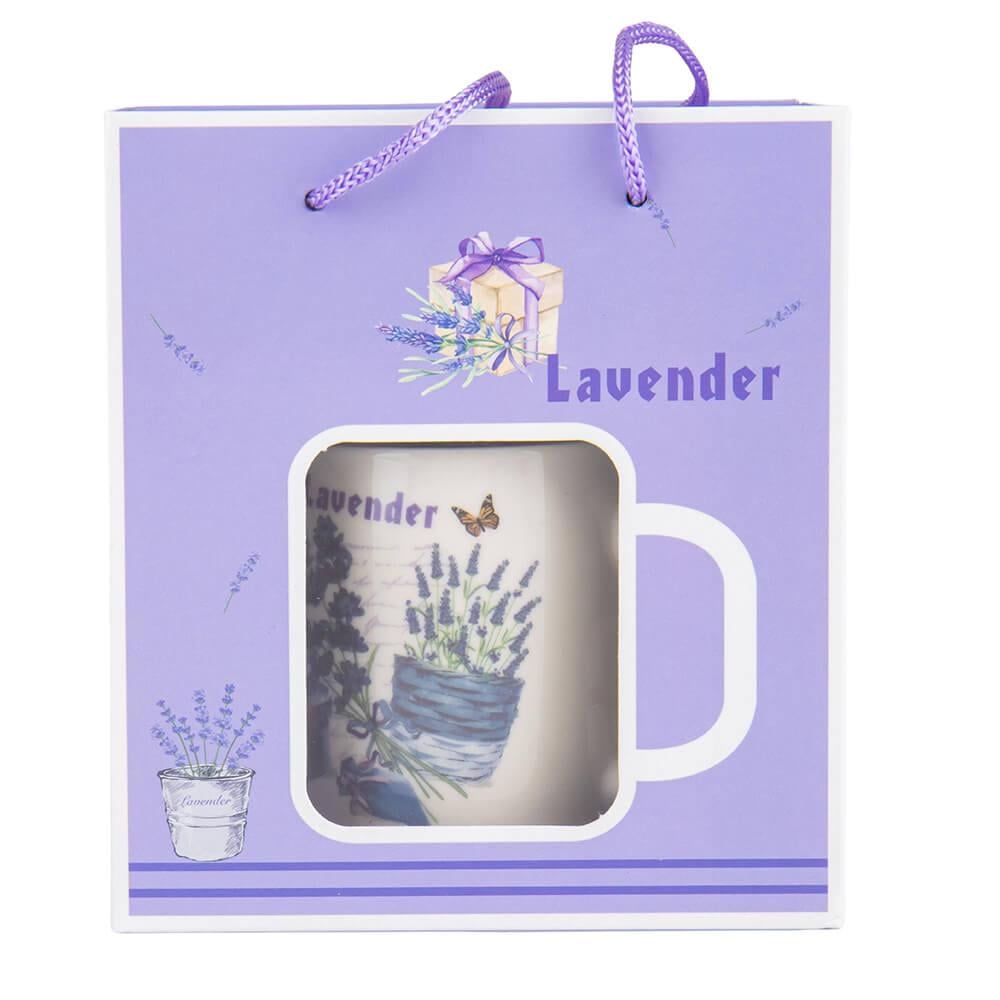 Кружка керамическая Elisey Lavender Serenade 1 180 мл Белый (18901-020)