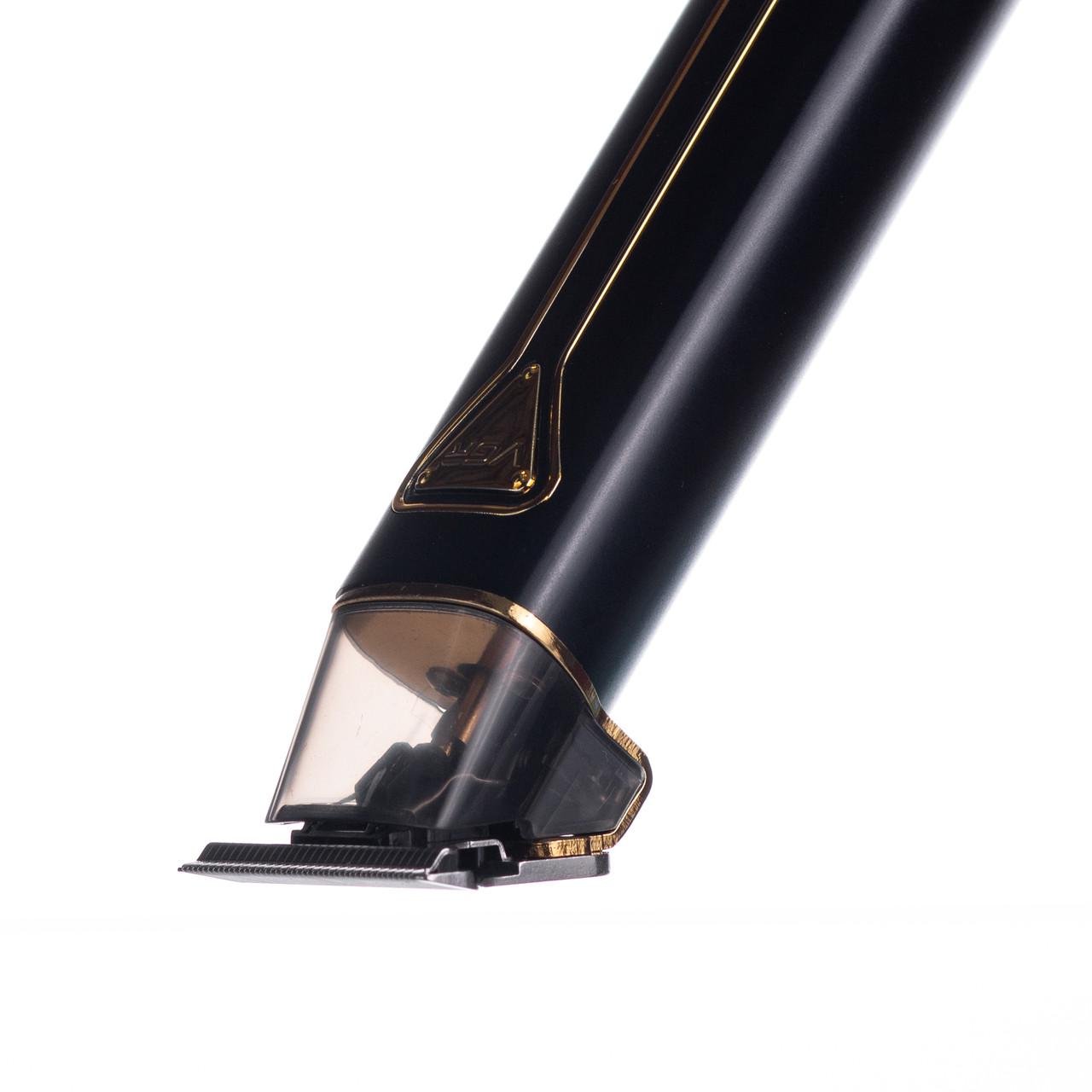 Триммер для стрижки волос VGR V-009 аккумуляторный 4 насадки Черный (7353) - фото 11