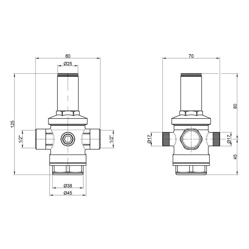 Редуктор Icma 1/2" №246 - фото 2