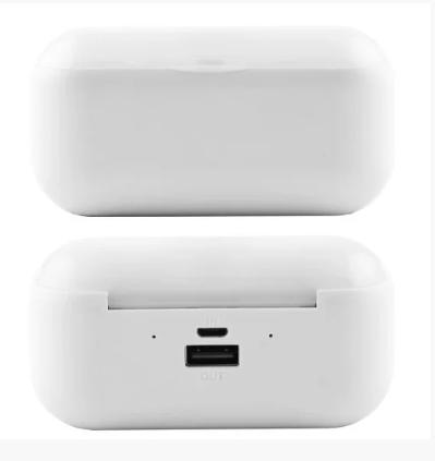 Беспроводная stereo гарнитура BT F9 TWS Bluetooth с екраном White - фото 4