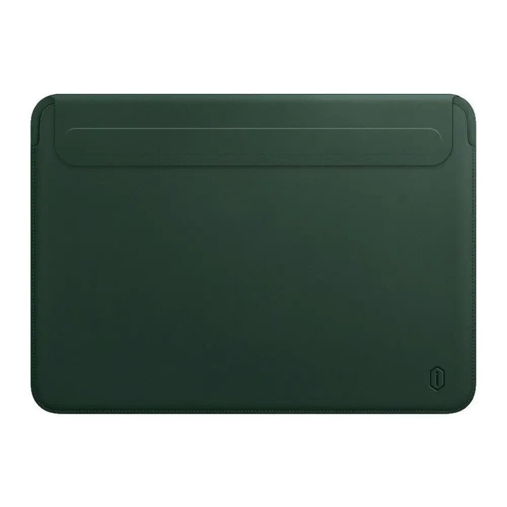 Чехол-папка WIWU Skin Pro 2 Leather Sleeve для MacBook Pro 13,3"/Air 13" 2018 Green (ecf7ae5c)