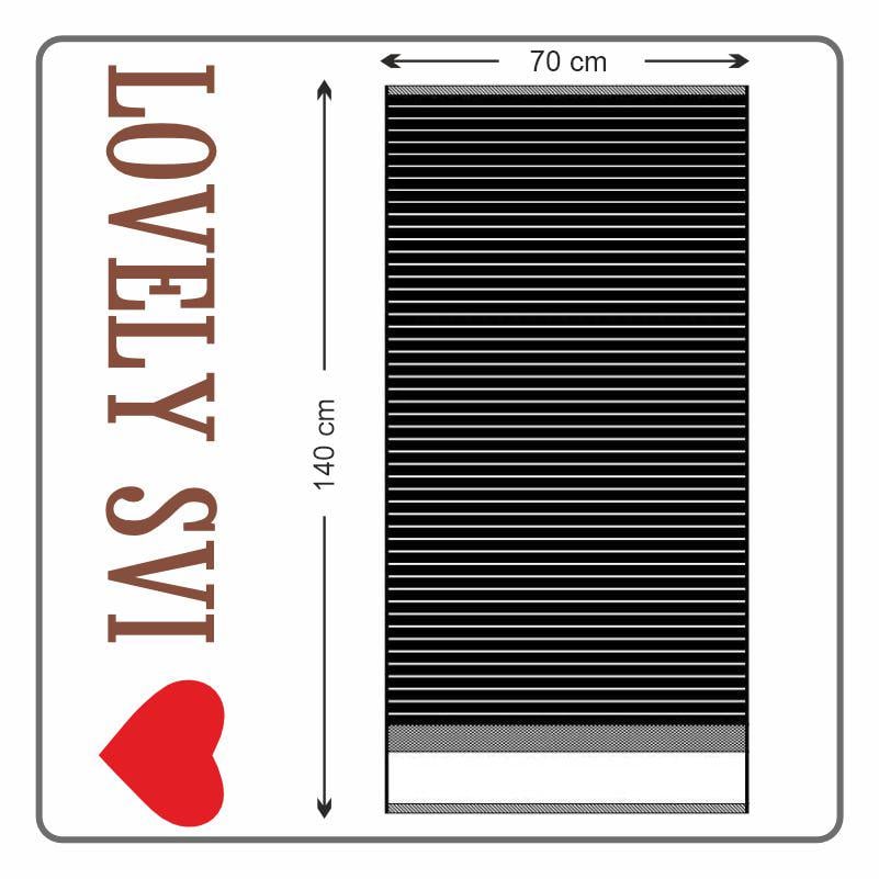 Рушник банний Lovely Svi Oxford Stripe бавовна жаккард 70х140 см Синій (2561134) - фото 5 Рушник банний Lovely Svi Oxford Stripe бавовна жаккард 70х140 см Синій (2561134) - фото 5