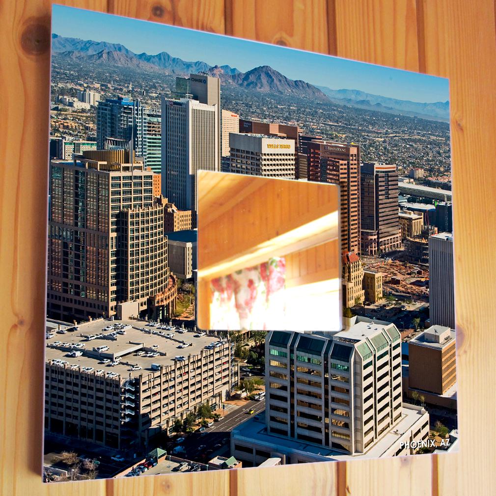 Зеркало декоративное Феникс Аризона 260х260 мм (M04011)