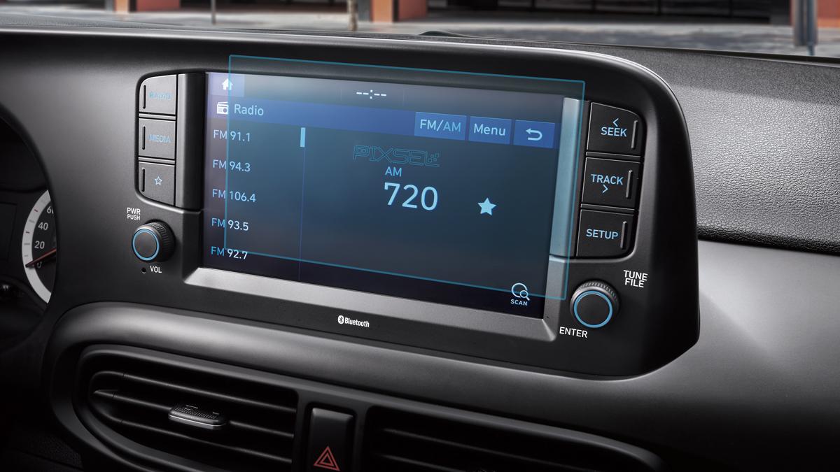 Захисне скло Pixsel гібридне матове на монітор Hyundai i10-7,9“ 2019-2022