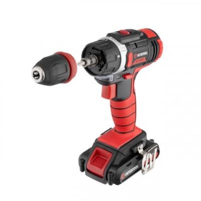 Шуруповерт аккумуляторный Intertool WT-0317 Li-Ion 18 В съемный патрон