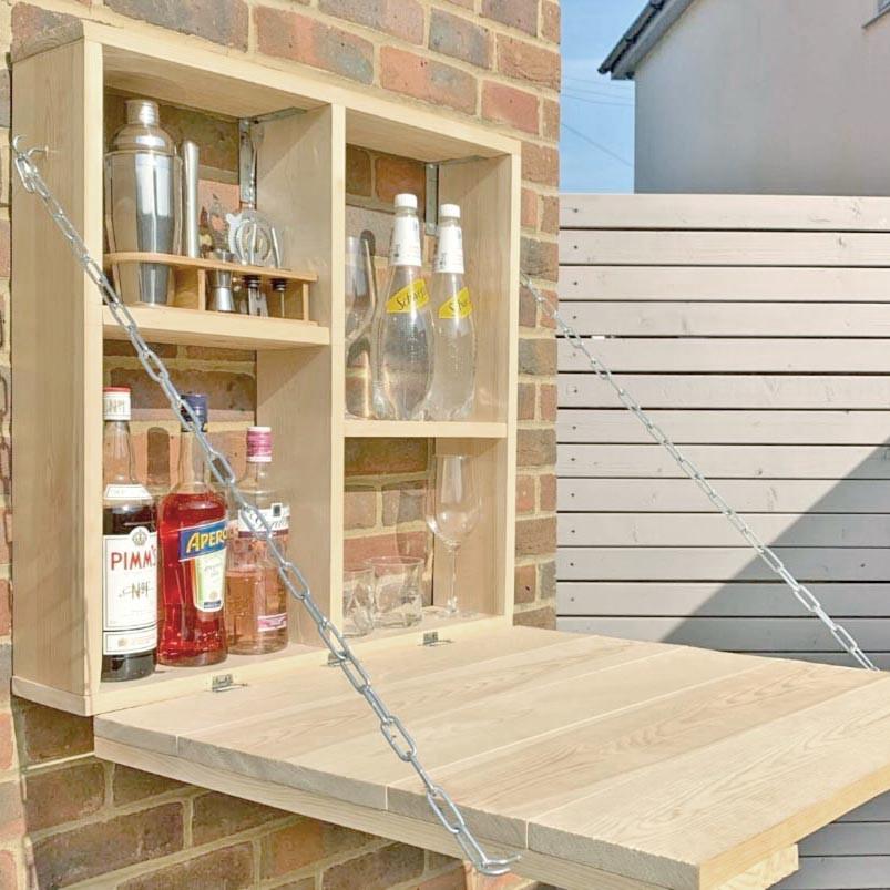 Бар настенный из дерева Бортиджа Бланже (НББ-004501) Бар настенный из дерева Бортиджа Бланже (НББ-004501)