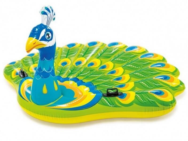 Надувний пліт Intex "Павич" 193х163 см для дорослих та дітей