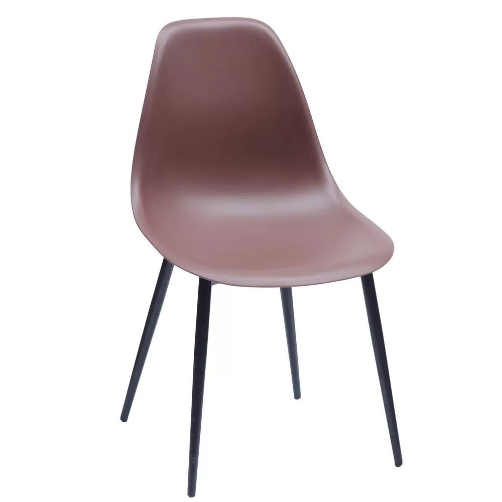 Стул EAMES BASIC 120 Черный/Коричневый (114037) - фото 1