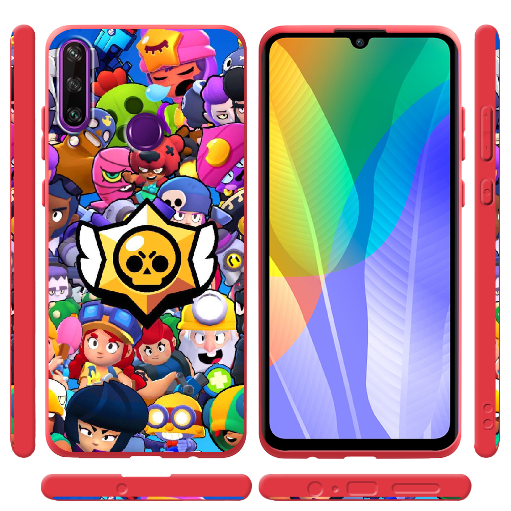 Чохол BoxFace Huawei Y6p Brawl Stars Червоний силікон  (40017-up2389-41525) - фото 2