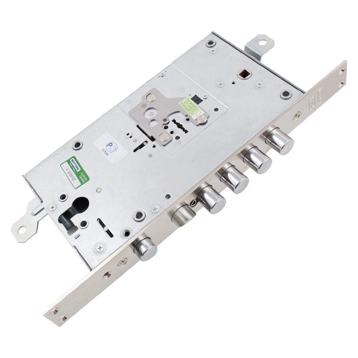 Замок дверний Mottura J-54797TBDR56 двоключовий правий довгий ключ з перекодуванням