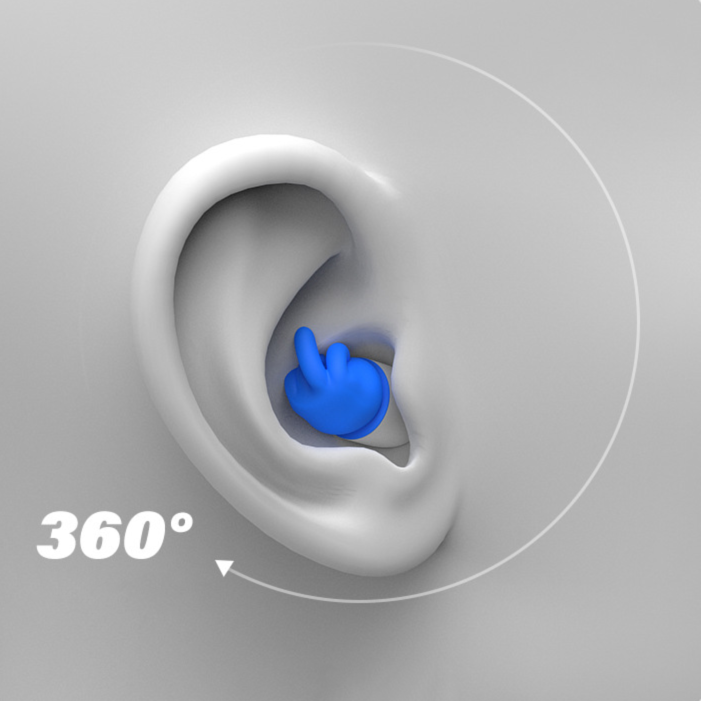 Беруші Shut Up 5-шарові шумопоглинаючі вушні затички у кейсі Синій (04-10) - фото 7 Беруші Shut Up 5-шарові шумопоглинаючі вушні затички у кейсі Синій (04-10) - фото 7