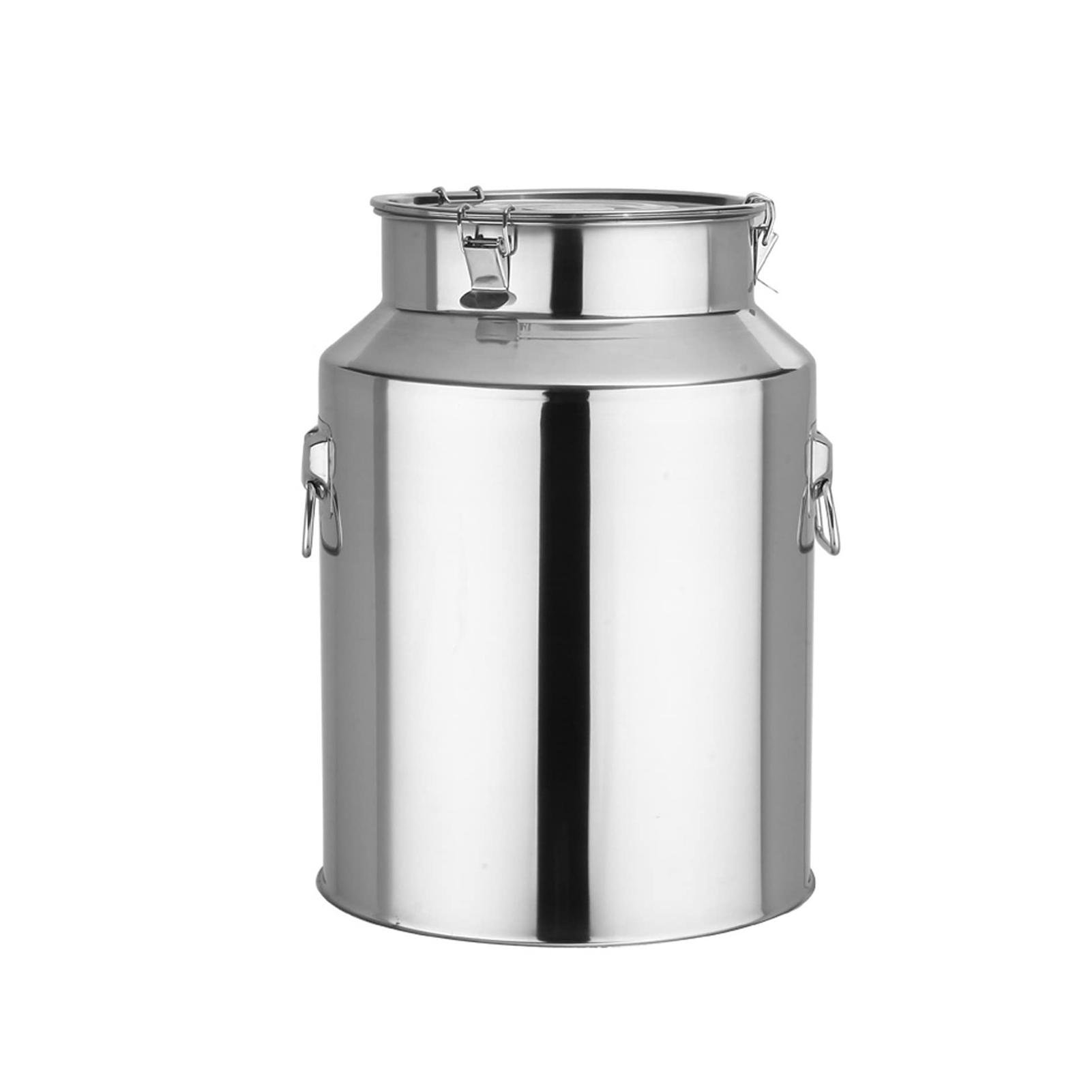 Бидон с крышкой A-Plus нержавеющая сталь 20 л